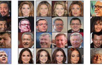 AI fake-face generators can be rewound to reveal the real faces they trained on