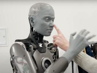 INCREDIBLY HUMANLIKE ROBOT GETS ANGRY WHEN SOMEONE BOOPS ITS NOSE