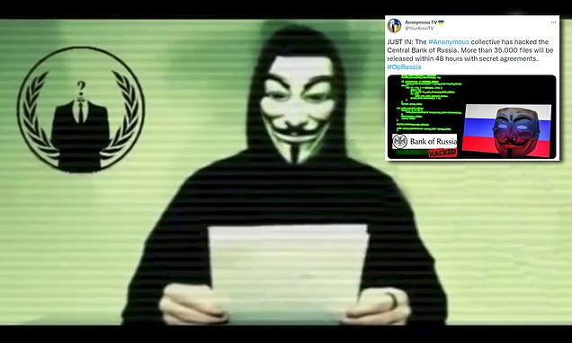 Anonymous claims it has hacked Russia's Central Bank