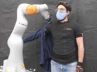 Robots dress humans without the full picture