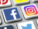 Social media icons internet app application